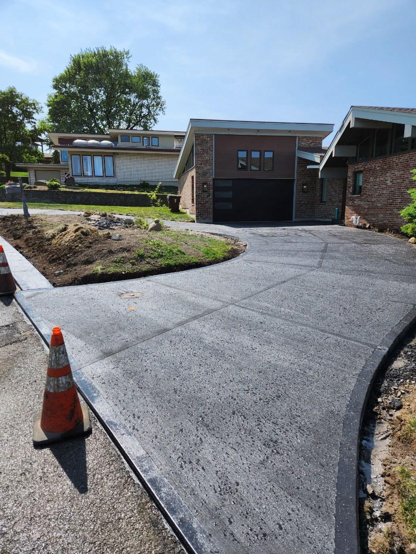 Broomed concrete Dugan Concrete